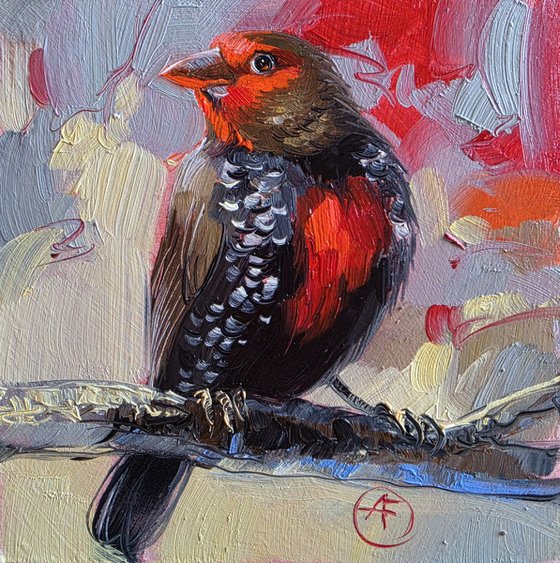 Heart bird