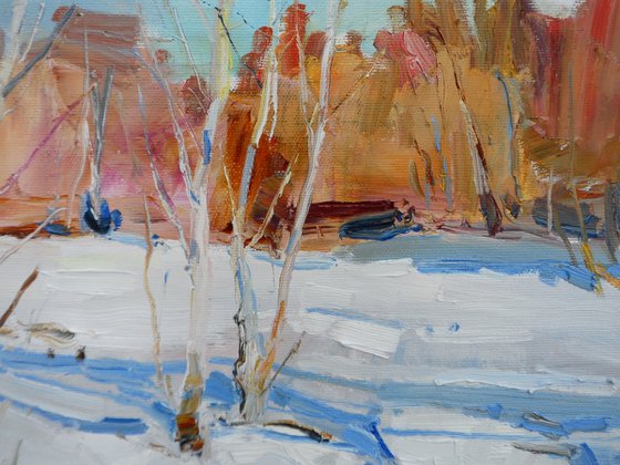 "bright frosty day "