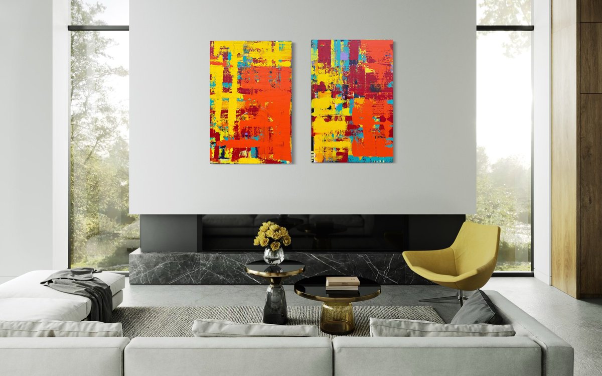 Abstract Acrylic Painting By Km Arts, 71 X 47", Layers Of A Silent Anthem, Original Artwork