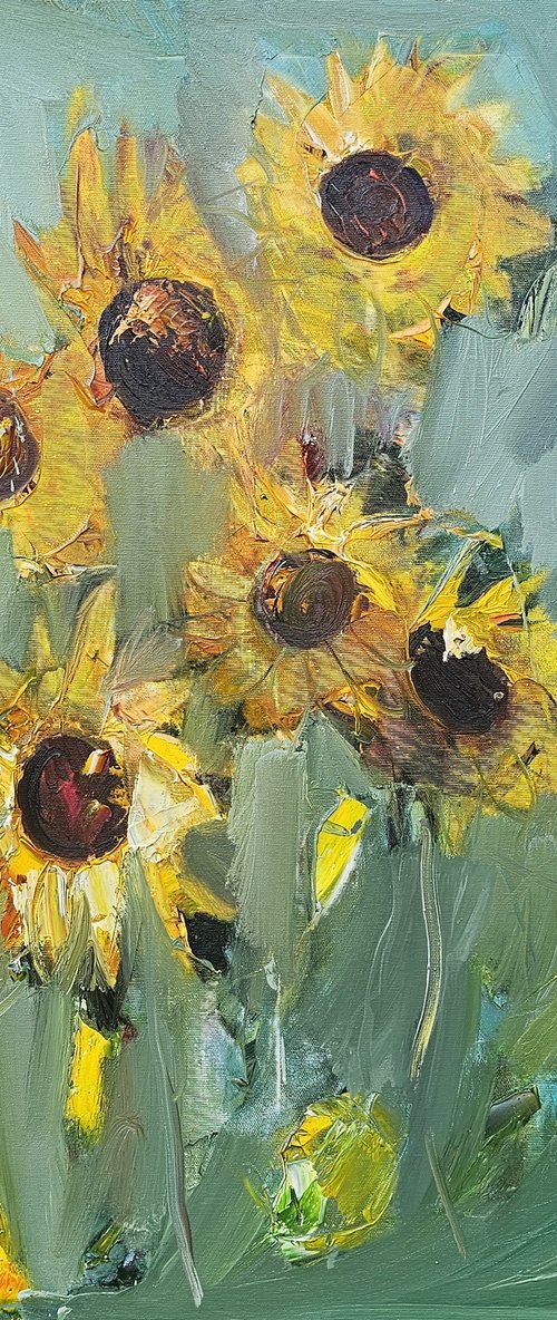 Sunflowers in Motion by Vlas Ayvazyan