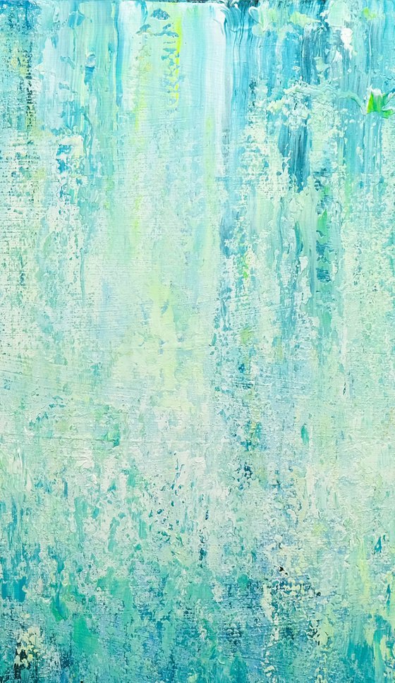 Abstract Turquoise Landscape VIII