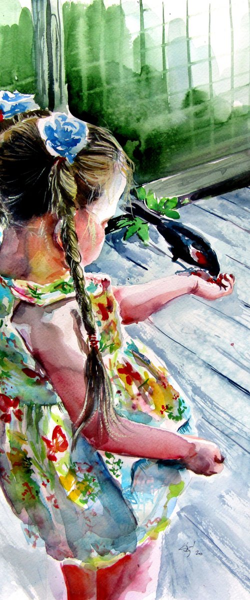 Feeding the bird by Kovács Anna Brigitta