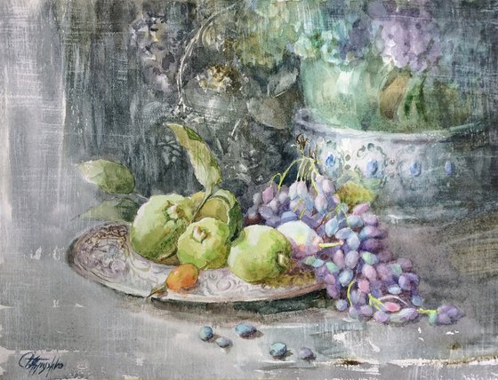 still life with fruits