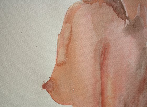 Grace XII. Series of Nude Bodies Filled with the Scent of Color /  ORIGINAL PAINTING