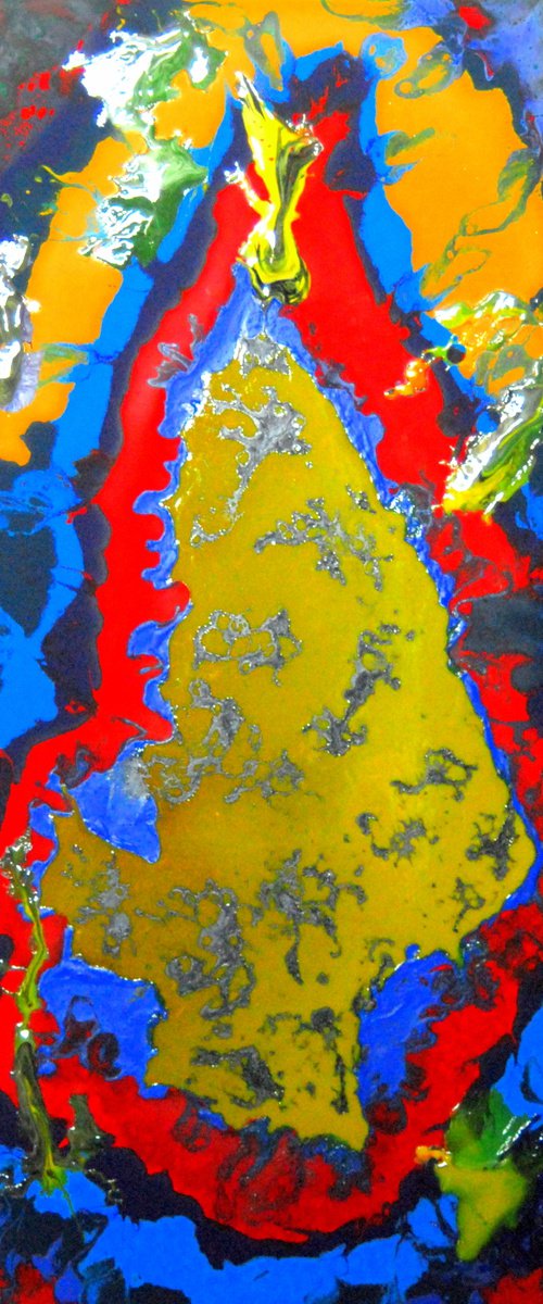 Abstract on MDF 51 (with epoxy) by Conrad  Bloemers