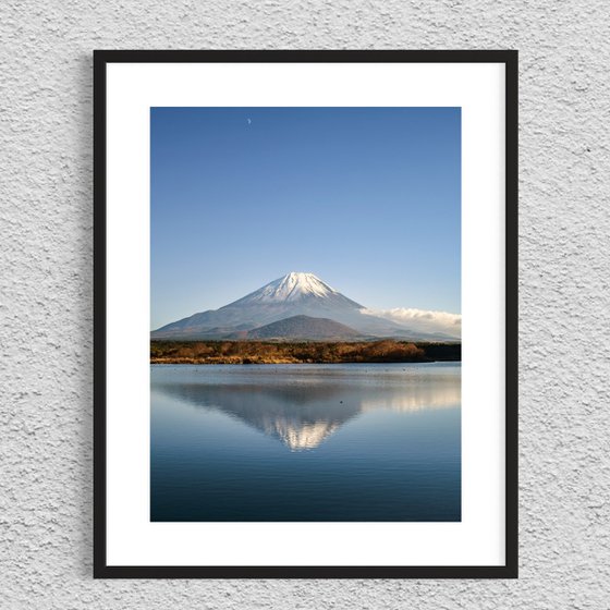 FUJI UNDER THE MOON