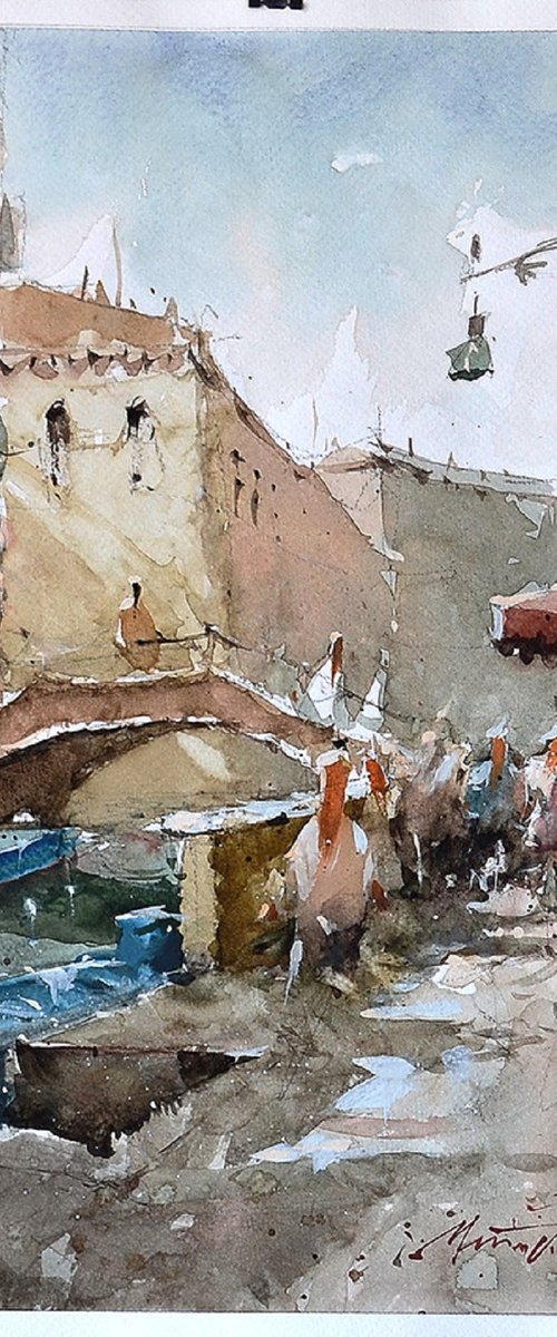 Narrow Streets of Venice by Marin Victor