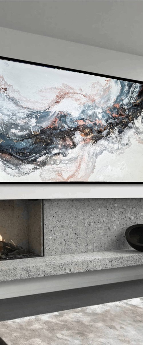 Higher state of consciousness (100x150cm) by Eleni Denart
