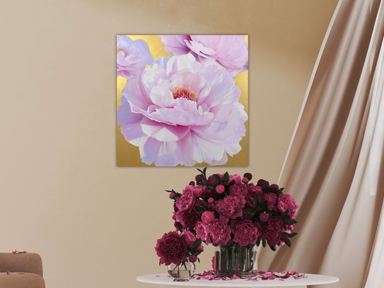 Weightless. Realistic Peonies
