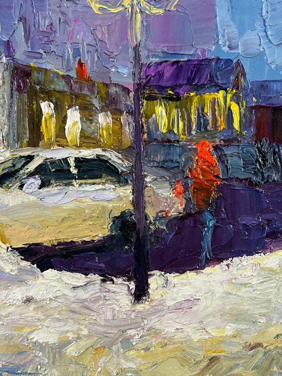 Winter Evening in the City