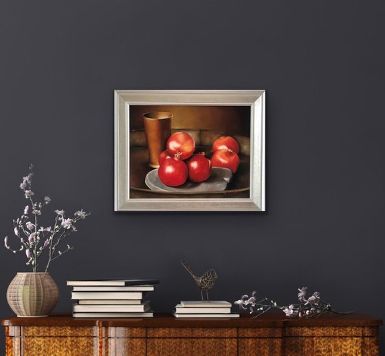 Still Life With Pomegranates