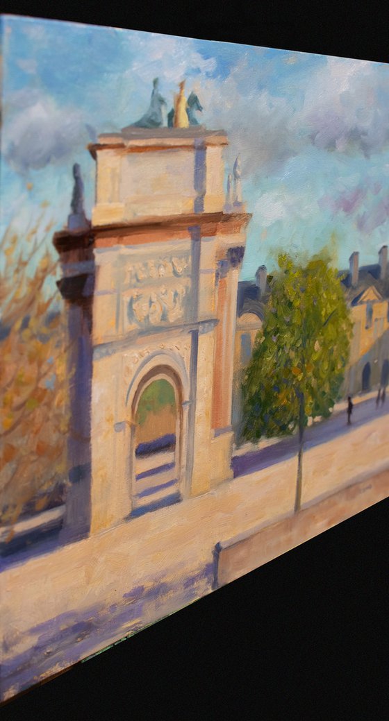 Arc de triomphe du Carrousel Paris impressionism, France