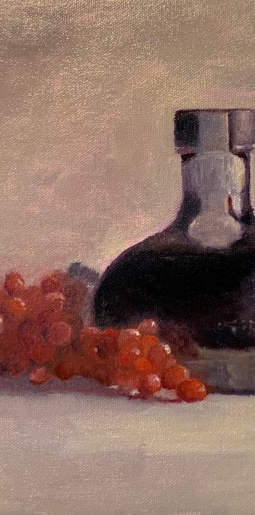Port and Red Grapes by Elizabeth B. Tucker