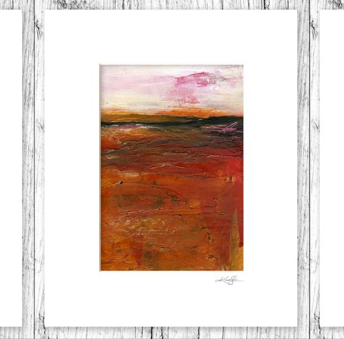 Mystical Land Collection 9 - 3 Textural Landscape Paintings by Kathy Morton Stanion by Kathy Morton Stanion