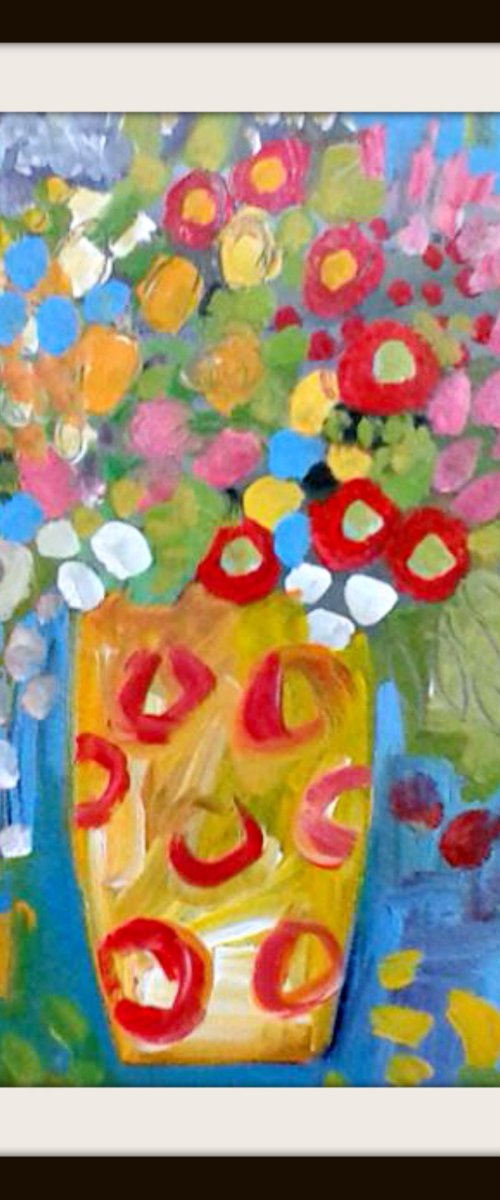 Mixed Spring Flowers by Jan Rippingham