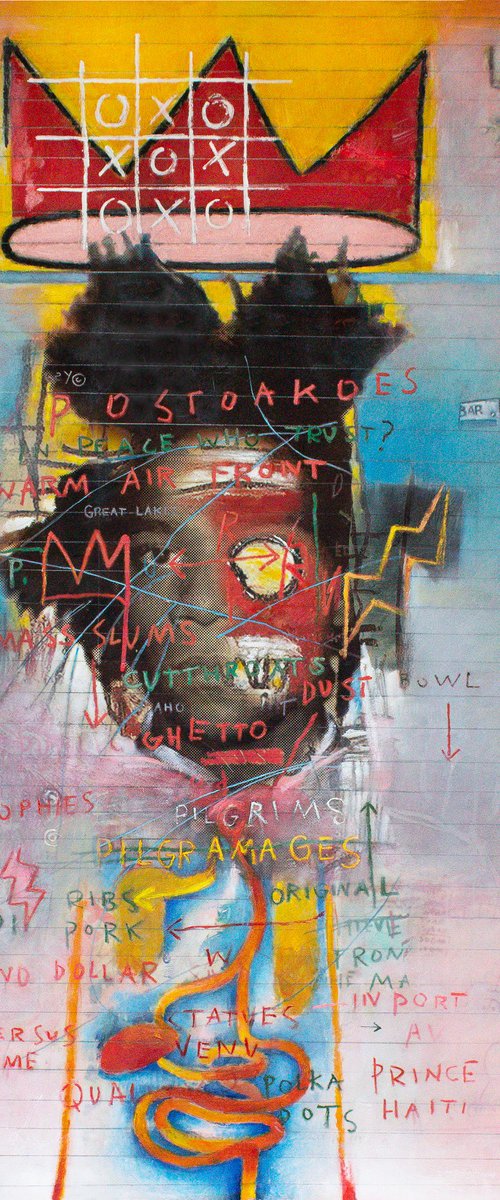 Basquiat's Crown by Angel London