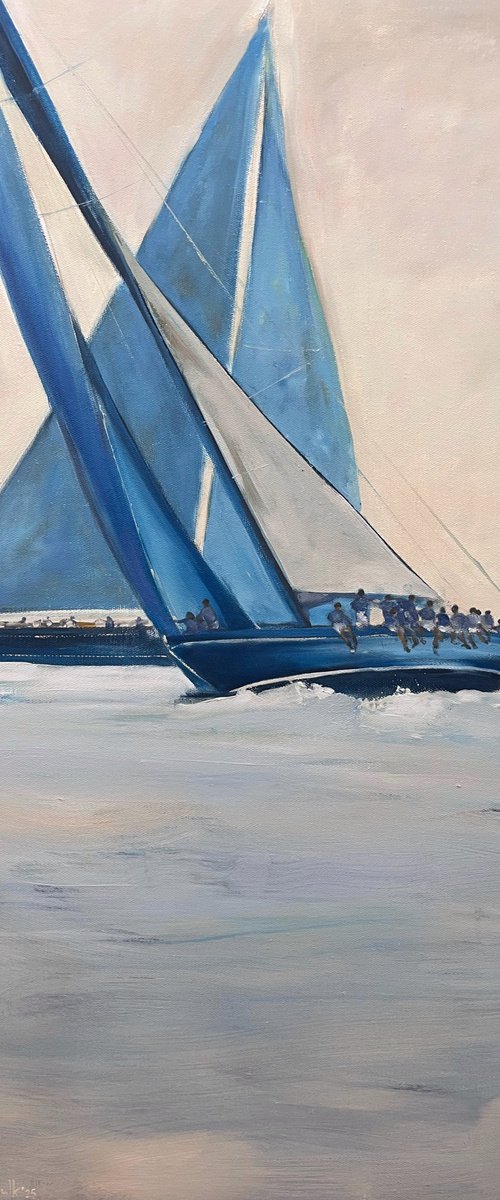 Boat for Sunday by Romuald Mulk Musiolik