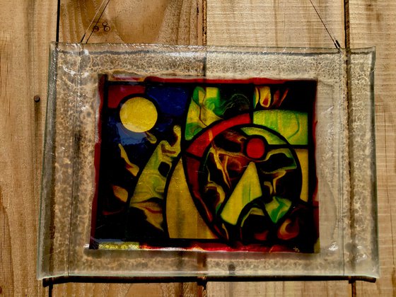 Through stained glass 1