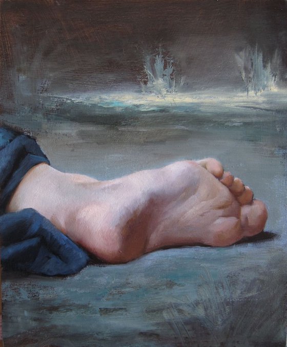 Study of Bouguereau's "Natural Range" Foot