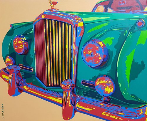 Automobiles – Classic meets Pop - Bentley 1959 by Sonaly Gandhi