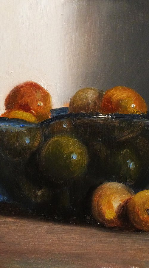 Bowl of Mirabelle Plums. by Pascal Giroud