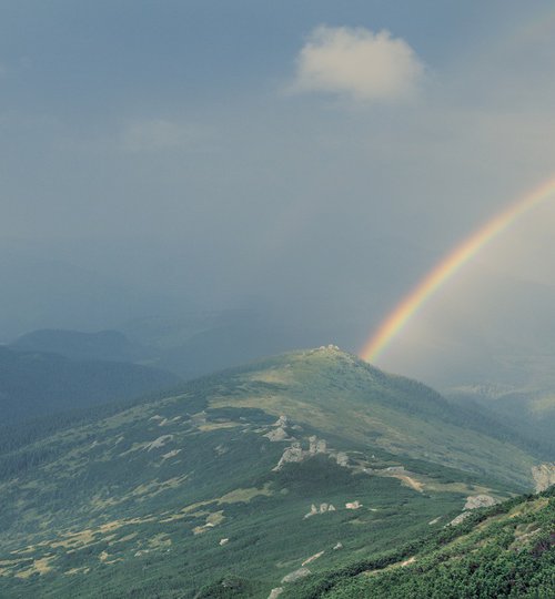 Meeting with a rainbow. by Valerix