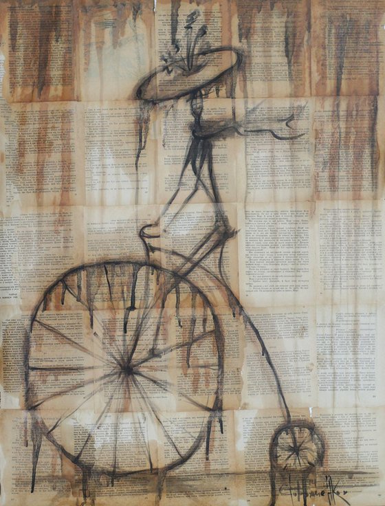 Bike. Series of works "on the books"