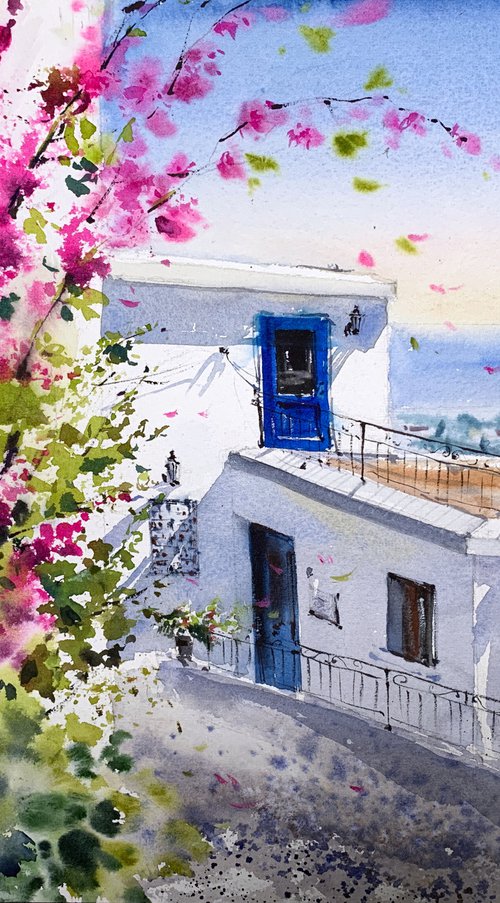 English village, Northern Cyprus,#2 by Eugenia Gorbacheva