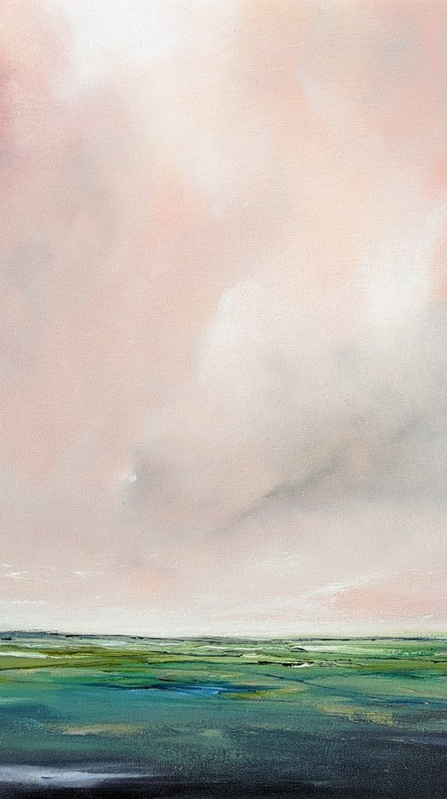 Abstract Chilterns Landscape by Jo Earl