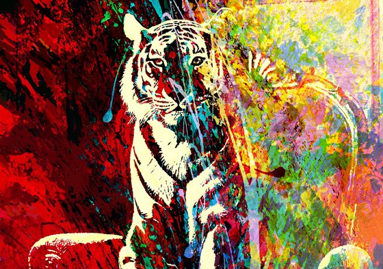Tiger in Chair