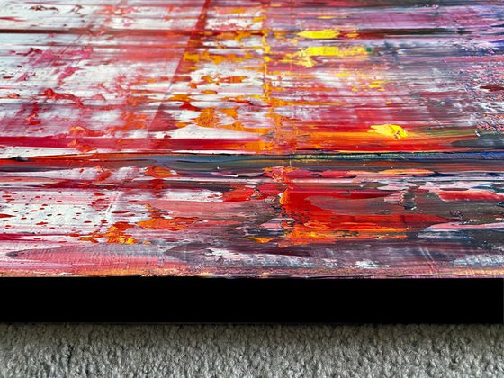 "Two Painters Walk Into A Bar" - FREE USA SHIPPING + Save As A Series - Original Large PMS Abstract Diptych Oil Paintings On Canvas - 36" x 24"