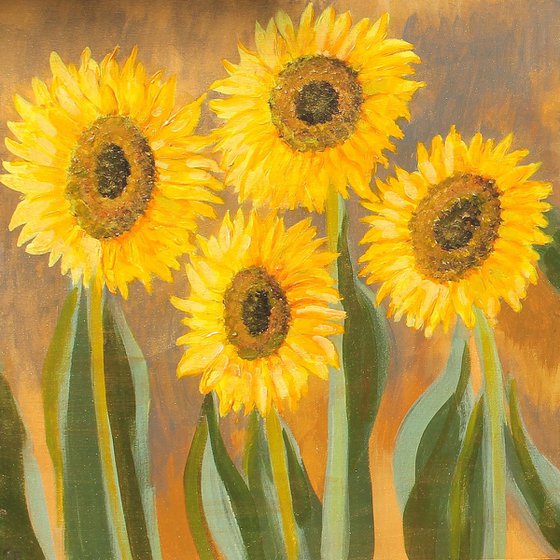 Sunflowers Diptych
