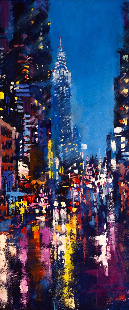 Night city by Aleksandr Neliubin