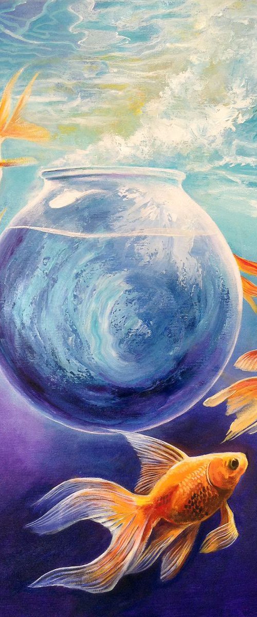 Goldfish XVI by Daniel Loveday