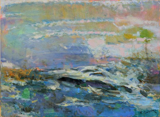 "landscape with a boat"