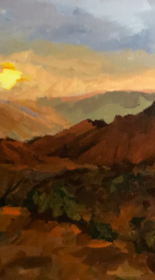 Sunset Over Ojai Valley by Ramya Sarveshwar