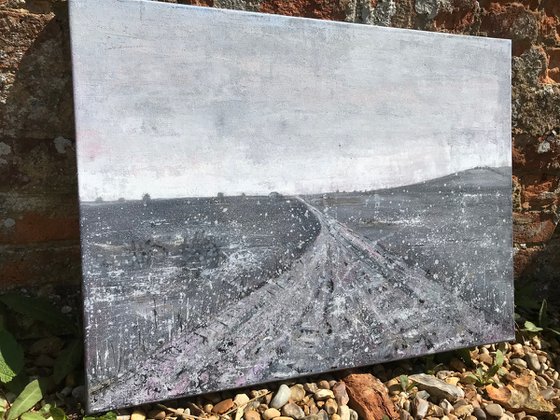 Winter Fields and Sky - Traditional English Landscape - Norfolk