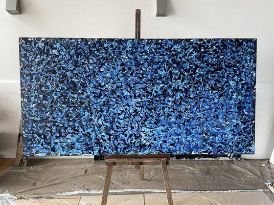 Ultramarine Blue Abstract