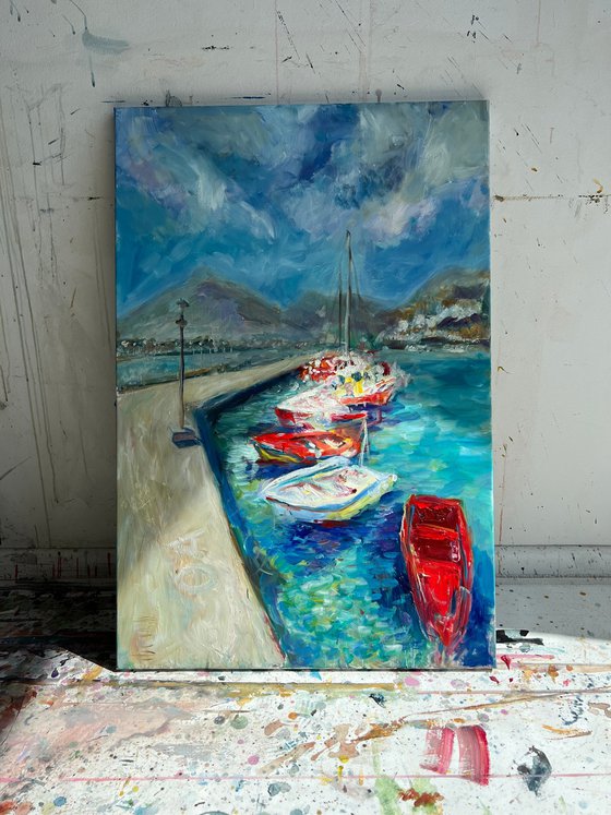 MORNING IN A LITTLE HARBOR
