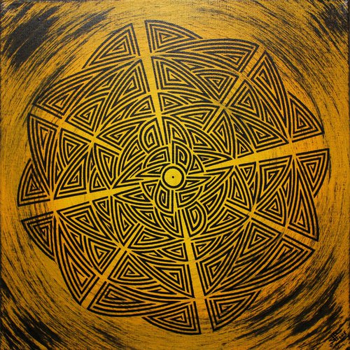 Tribal yellow by Jonathan Pradillon