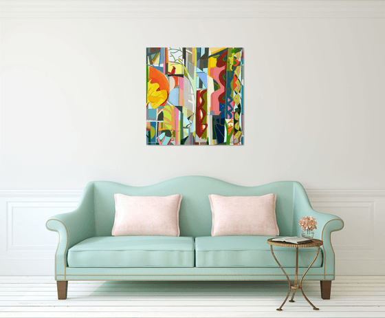 Mr. Cardinal And A Tapestry