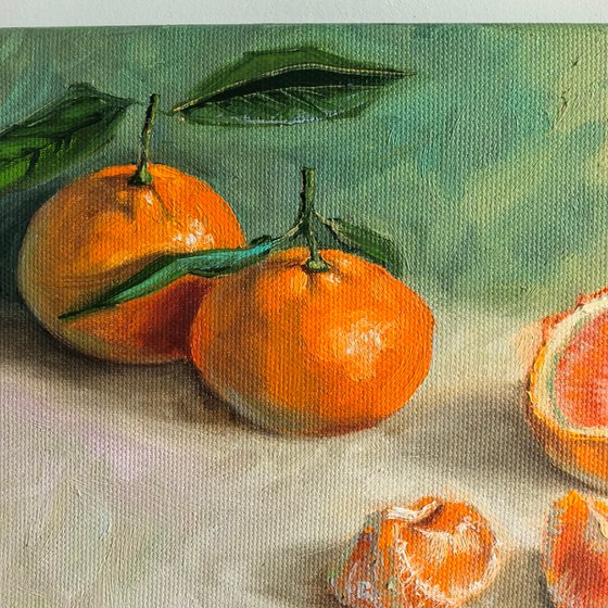 Clementine oil painting