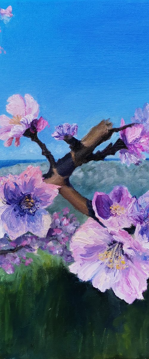Almond tree by Oksana Siciliana