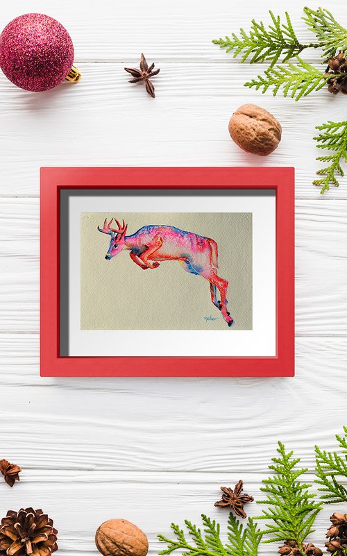 Colorful Reindeer by Neha Soni