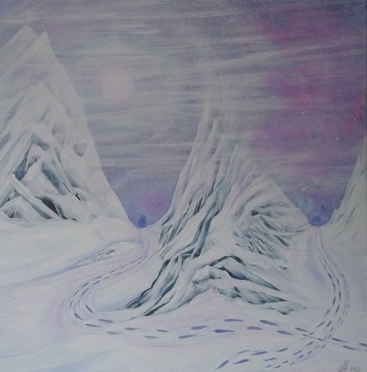 Original Acrylic Painting - Beneath the Same Stars by Zoe Adams. by Zoe ...