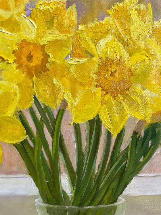 Still Life with Daffodils and Lemons