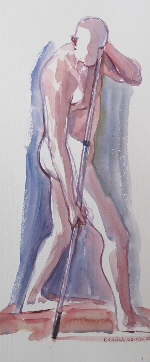 Standing male nude by Rory O’Neill