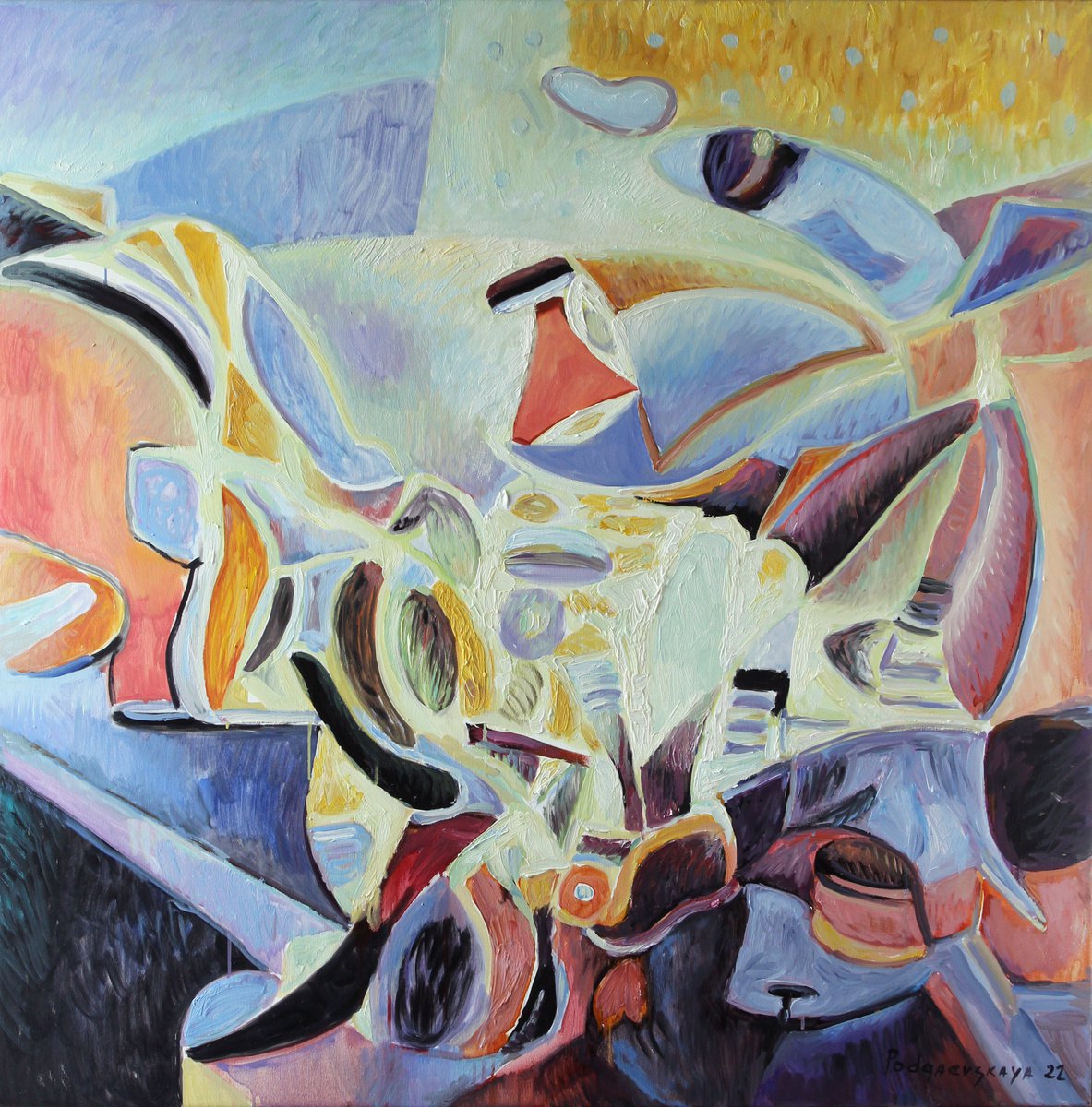 Composition #44 (Lilac) by Marina Podgaevskaya