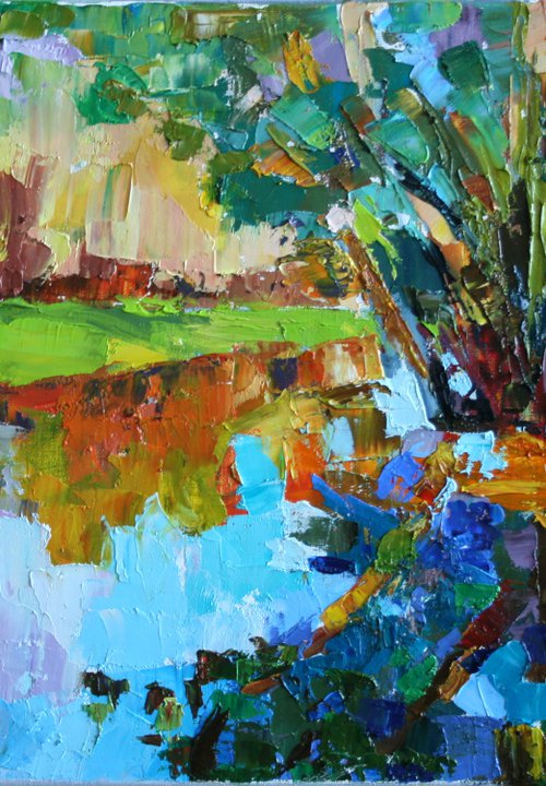 Landscape I... /  ORIGINAL PAINTING by Salana Art