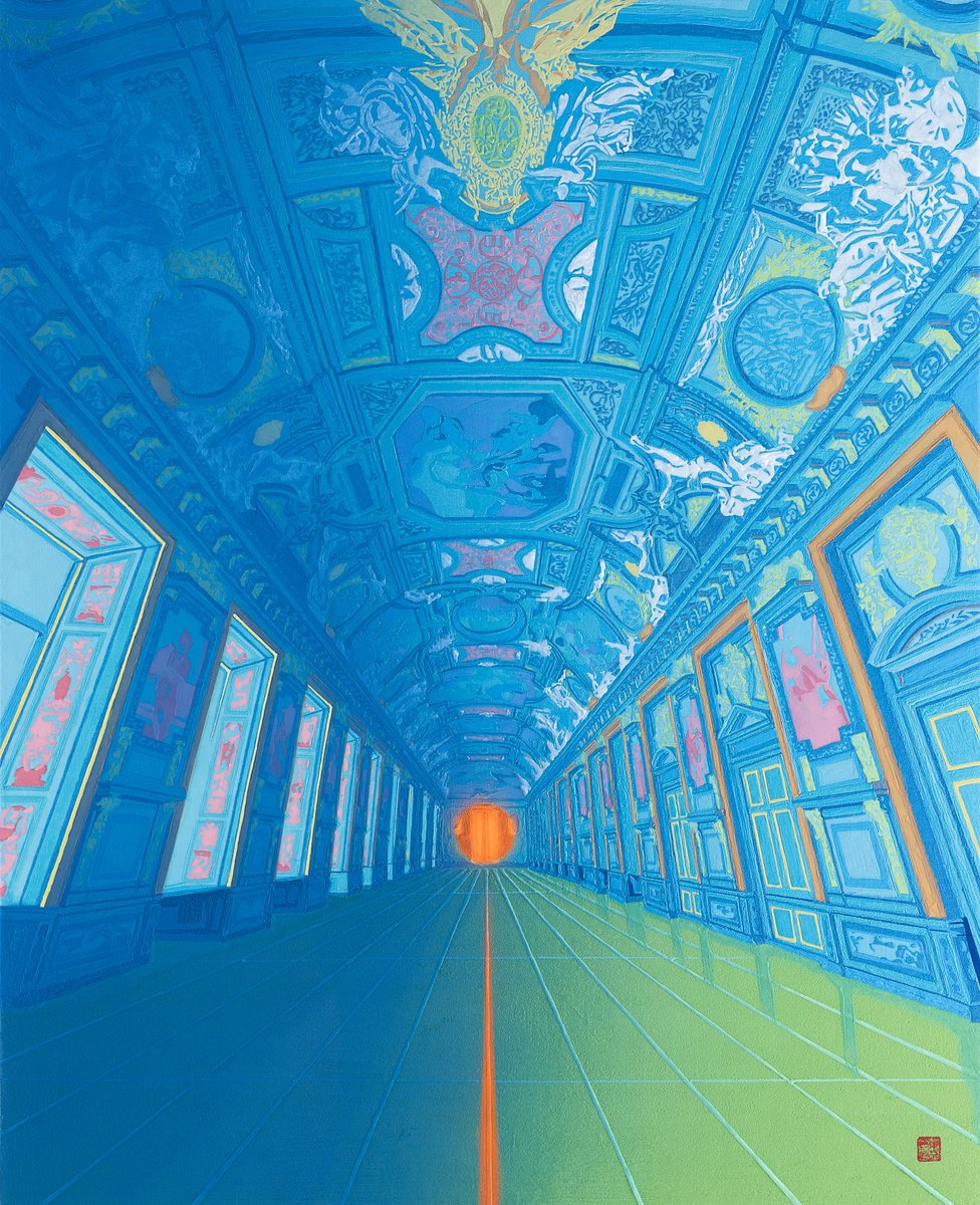 Time's Arrow Series Identities in Between Painting by Maria Mitsumori